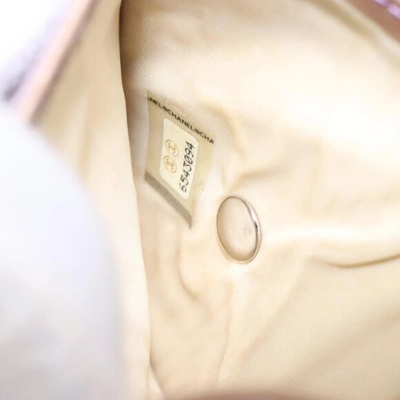 CHANEL Bifold Wallet Enamel Purple Silver CC Auth - Picture 11 of 16